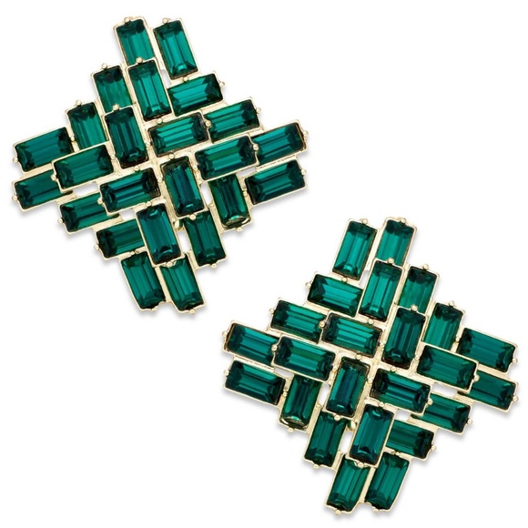 ABS by Allen Schwartz flaunt baguette Earrings - Picture 1 of 3